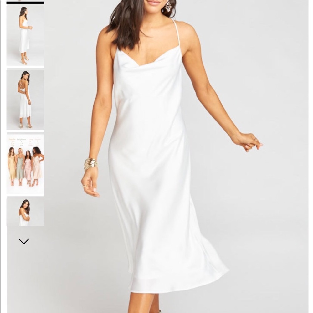 Verona Cowl Neck White